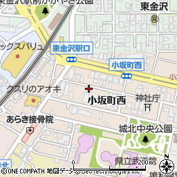 石川県金沢市小坂町西28周辺の地図