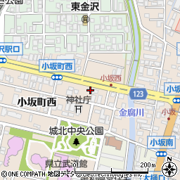石川県金沢市小坂町西58-1周辺の地図