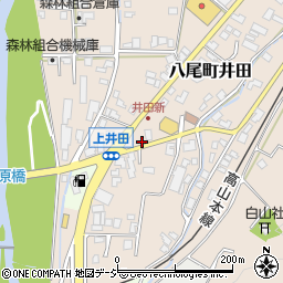 富山県富山市八尾町井田4554周辺の地図