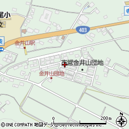 県営金井山団地５棟周辺の地図