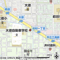金沢松村町郵便局 ＡＴＭ周辺の地図