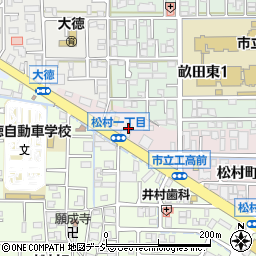 北陸銀行大徳支店周辺の地図