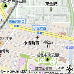 石川県金沢市小坂町西68周辺の地図
