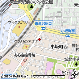 石川県金沢市小坂町西23周辺の地図