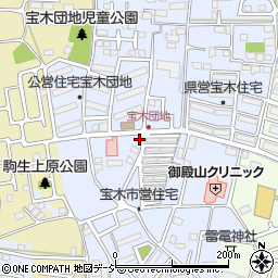 栃木県宇都宮市宝木町2丁目1017周辺の地図