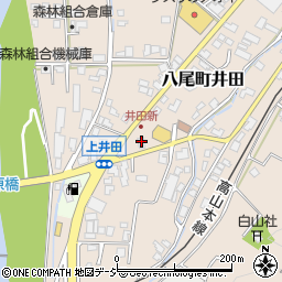 富山県富山市八尾町井田4552周辺の地図