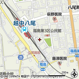 富山県富山市八尾町福島4丁目116周辺の地図