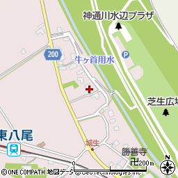 富山県富山市八尾町城生1347周辺の地図