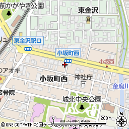 石川県金沢市小坂町西68-1周辺の地図