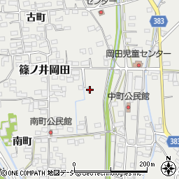 長野県長野市篠ノ井岡田1847-3周辺の地図