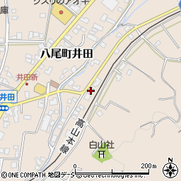 富山県富山市八尾町井田11595周辺の地図