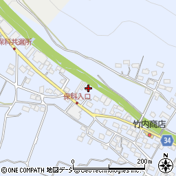 長野市若穂隣保館周辺の地図