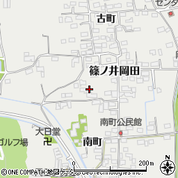 長野県長野市篠ノ井岡田1680周辺の地図