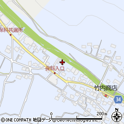 長野市若穂隣保館周辺の地図