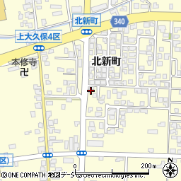 富山県富山市上大久保北新町610-1周辺の地図