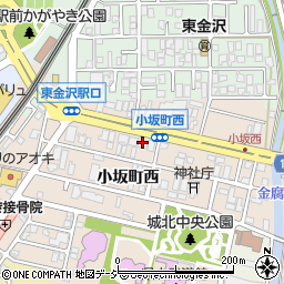 石川県金沢市小坂町西70周辺の地図