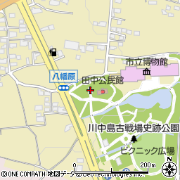 川中島古戦場八幡社周辺の地図