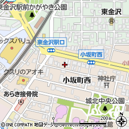 石川県金沢市小坂町西76周辺の地図