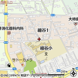 栃木県宇都宮市細谷周辺の地図