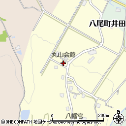 丸山会館周辺の地図