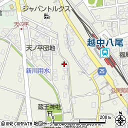 富山県富山市八尾町福島684周辺の地図