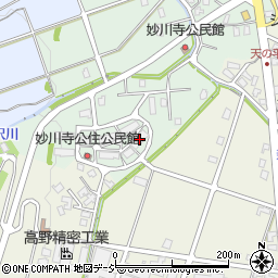 市営住宅妙川寺団地３号棟周辺の地図