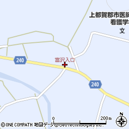富沢入口周辺の地図