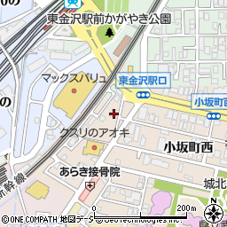 石川県金沢市小坂町西91周辺の地図