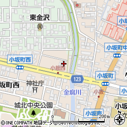 石川県金沢市小坂町西129周辺の地図