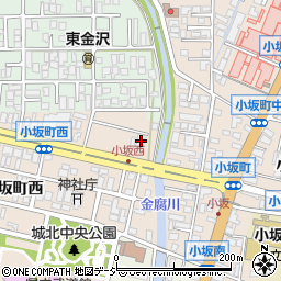 石川県金沢市小坂町西129-1周辺の地図