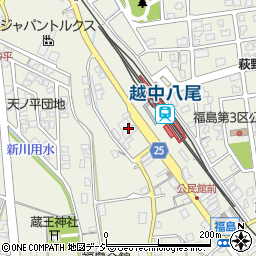 富山県富山市八尾町福島471-1周辺の地図