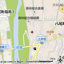 富山県富山市八尾町井田1208周辺の地図