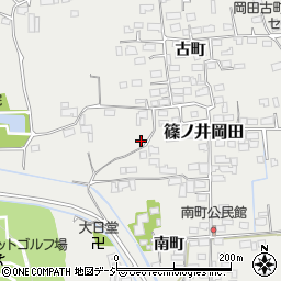 長野県長野市篠ノ井岡田1692-2周辺の地図