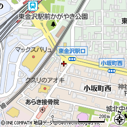 石川県金沢市小坂町西87周辺の地図
