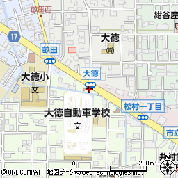 金沢市消防局　金沢市第三消防団大徳分団周辺の地図