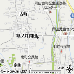長野県長野市篠ノ井岡田1836-1周辺の地図
