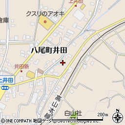 富山県富山市八尾町井田11585周辺の地図