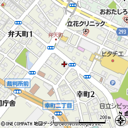 登利要日立店周辺の地図