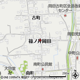 長野県長野市篠ノ井岡田1689-16周辺の地図