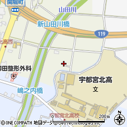栃木県宇都宮市関堀町36周辺の地図