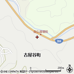 石川県金沢市古屋谷町甲21周辺の地図