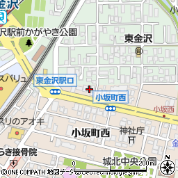 石川県金沢市小坂町西100周辺の地図