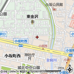石川県金沢市小坂町西117周辺の地図