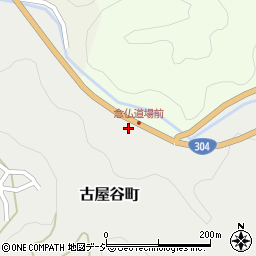 石川県金沢市古屋谷町甲周辺の地図