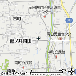 長野県長野市篠ノ井岡田1852周辺の地図