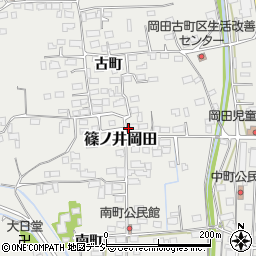 長野県長野市篠ノ井岡田1833周辺の地図
