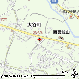 大谷郵便局周辺の地図