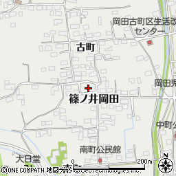 長野県長野市篠ノ井岡田1689周辺の地図