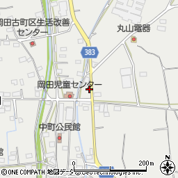 長野県長野市篠ノ井岡田722周辺の地図