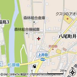 富山県富山市八尾町井田1186周辺の地図